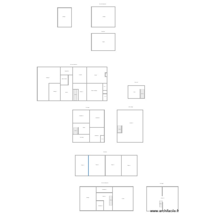 estrebay. Plan de 0 pièce et 0 m2