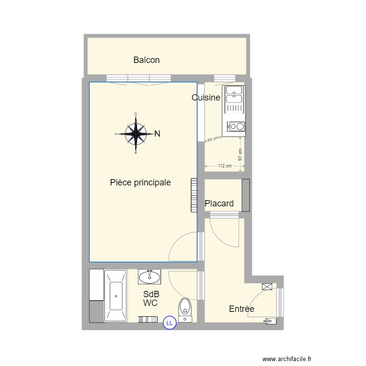 20 JeanJaures. Plan de 0 pièce et 0 m2