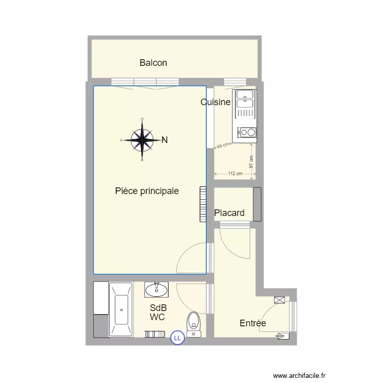 20 JeanJaures. Plan de 