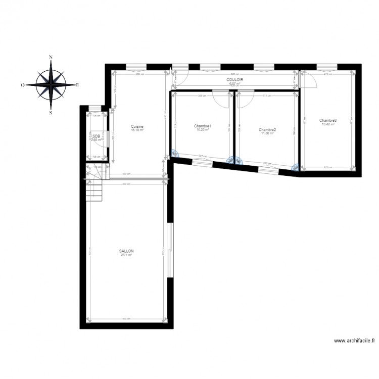 BROUSSAN. Plan de 0 pièce et 0 m2