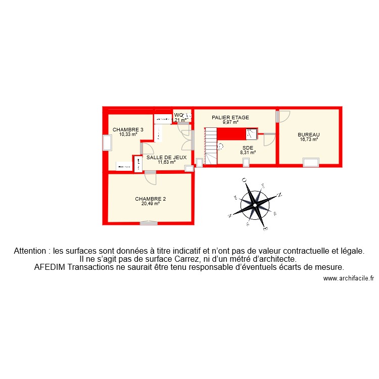 BI 7086 etage EF. Plan de 0 pièce et 0 m2