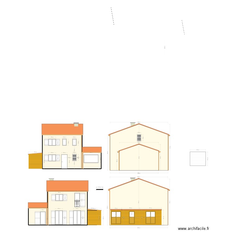 façades_perso_new. Plan de 4 pièces et 79 m2