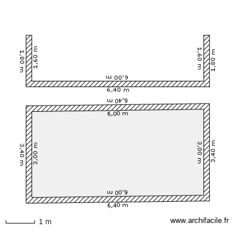 piscine6x3 michel. Plan de 