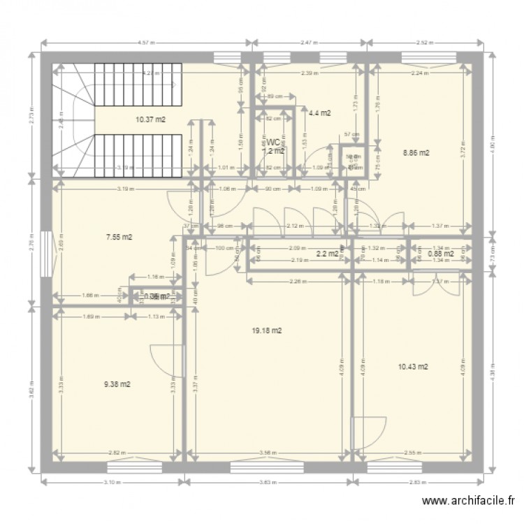 Apt T4 Backup. Plan de 0 pièce et 0 m2