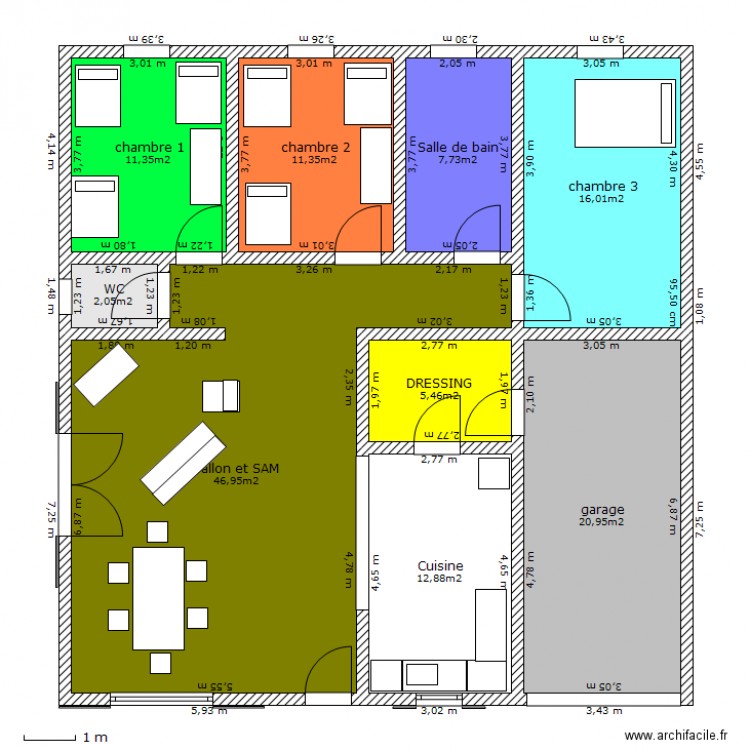 Benin. Plan de 0 pièce et 0 m2