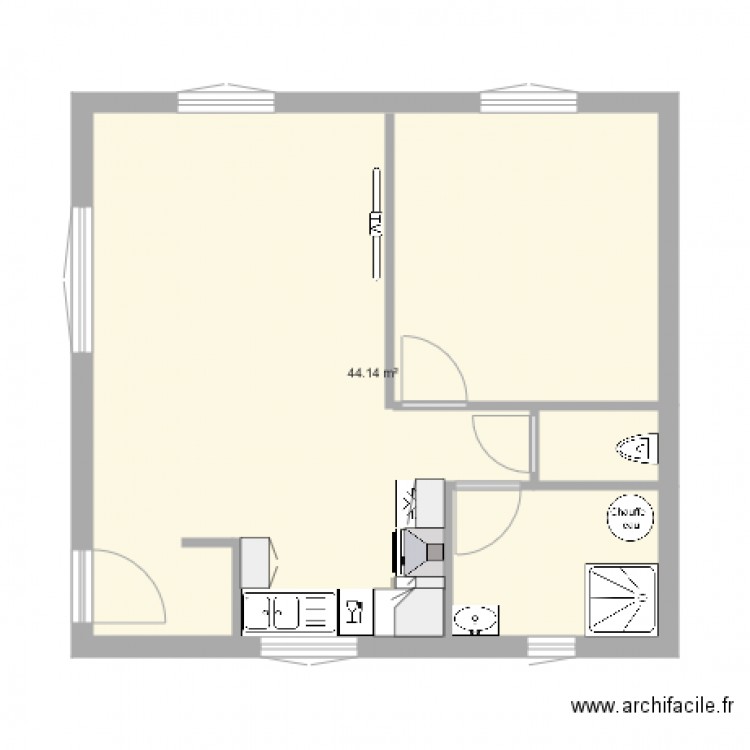 cuisine1. Plan de 0 pièce et 0 m2