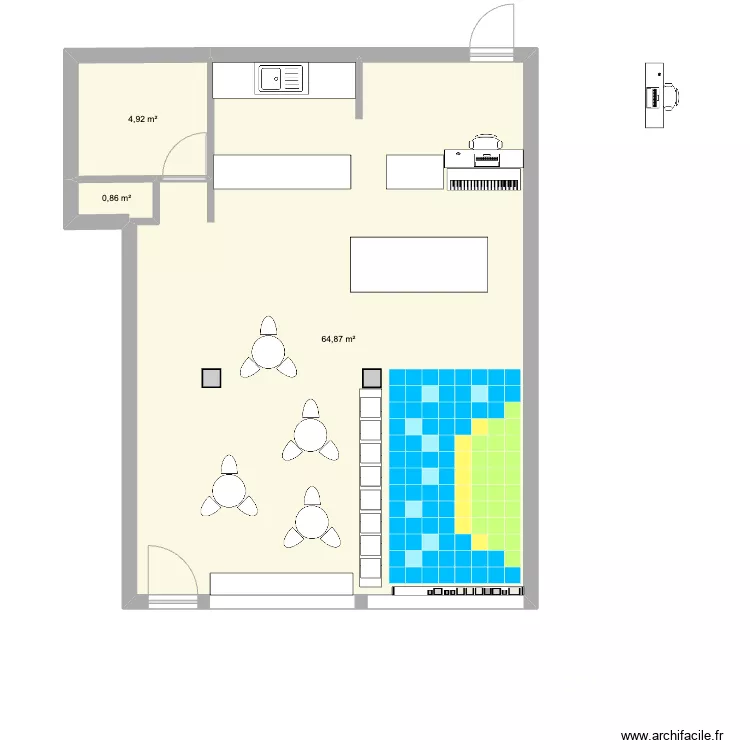 Kwelafe Diane. Plan de 