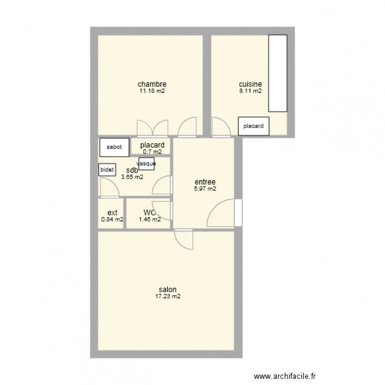 garcia. Plan de 0 pièce et 0 m2