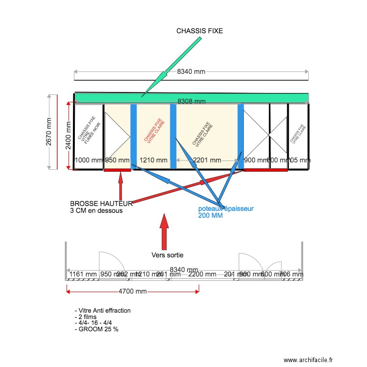 VITRINE RESTAURANT. Plan de 0 pièce et 0 m2