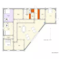 plan 23 aout cuisine excentr&eacute;e