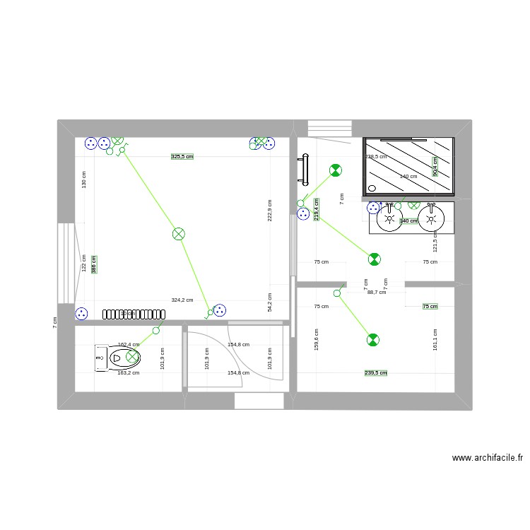 Chambre Groie l'abbeov _Back Up. Plan de 0 pièce et 0 m2