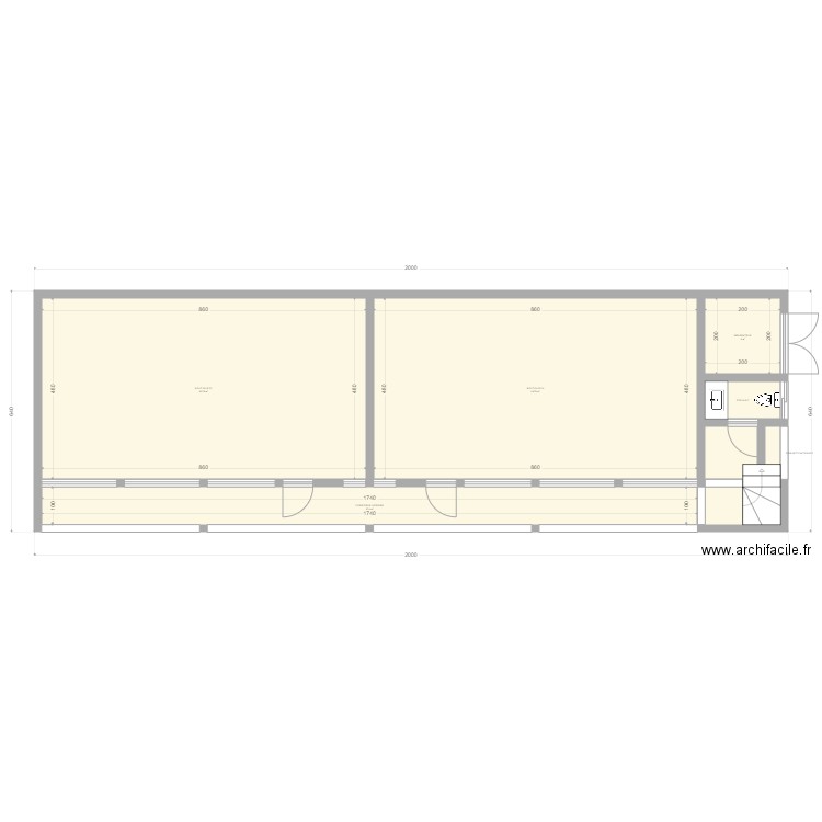 COMMERCIAL EXTENSION V20200412. Plan de 0 pièce et 0 m2