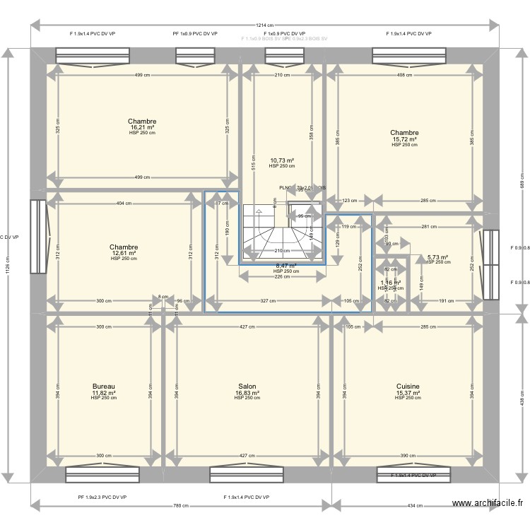 Boutinaud. Plan de 0 pièce et 0 m2