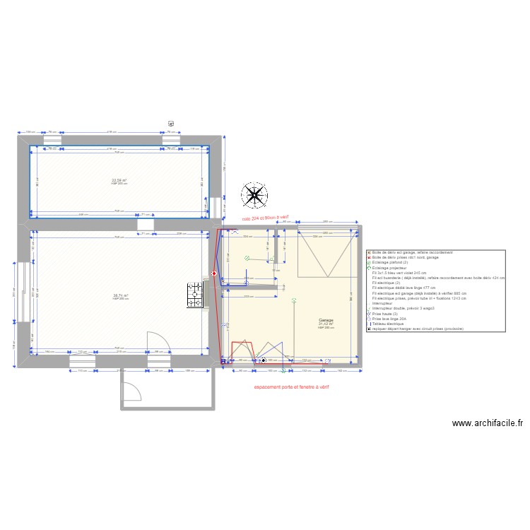 plan maison, GARAGE 2. Plan de 0 pièce et 0 m2
