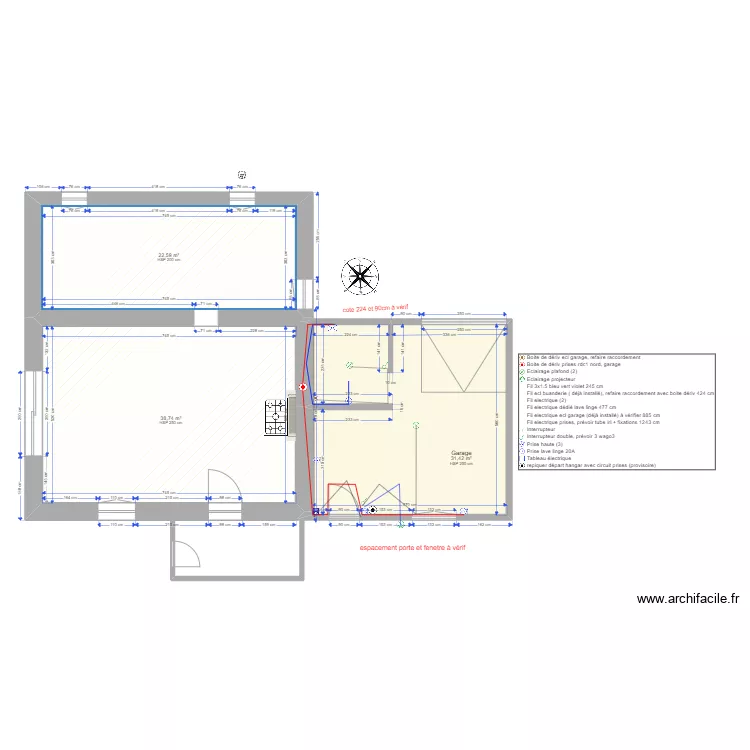 plan maison, GARAGE 2. Plan de 