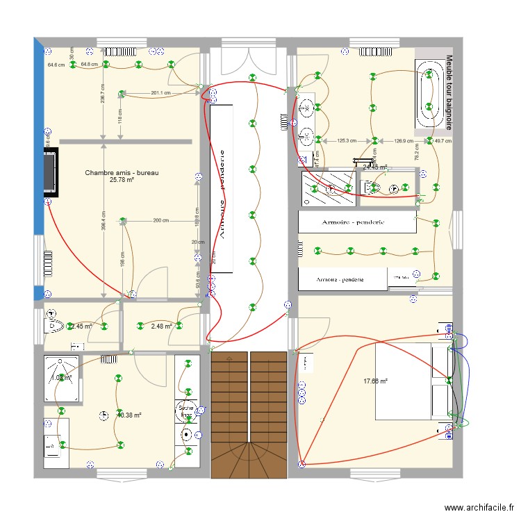 1er étage 11 déc 18. Plan de 0 pièce et 0 m2