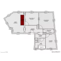 plan actuel 4&egrave;me &eacute;tage