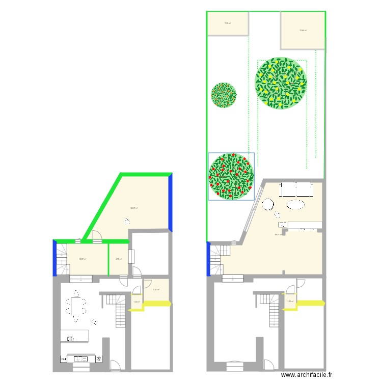 MAISON. Plan de 0 pièce et 0 m2
