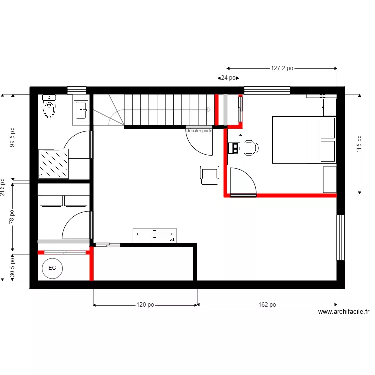 Alain construction. Plan de 