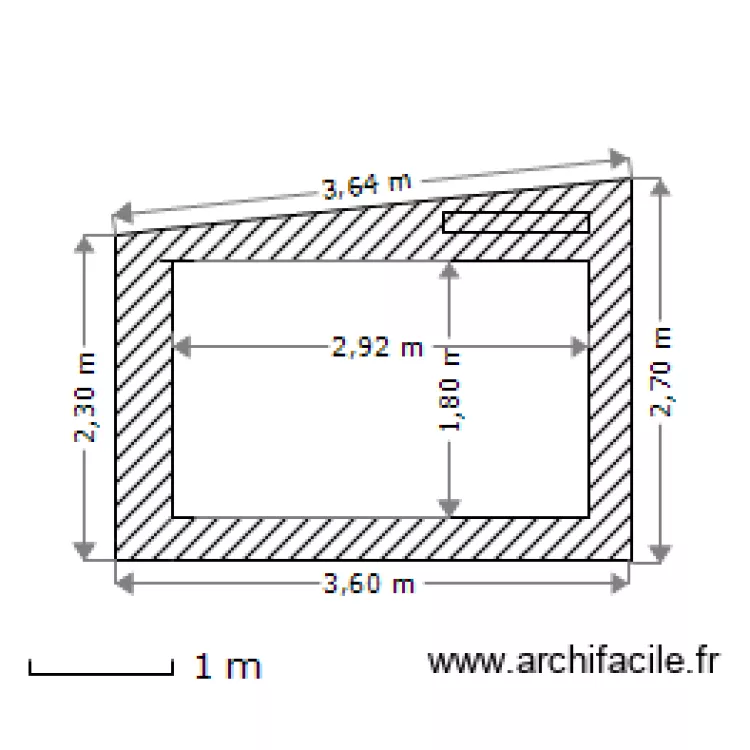 Preau 1 Vue Est. Plan de 
