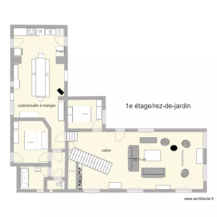 LES ECLAIREUSES 11. Plan de 