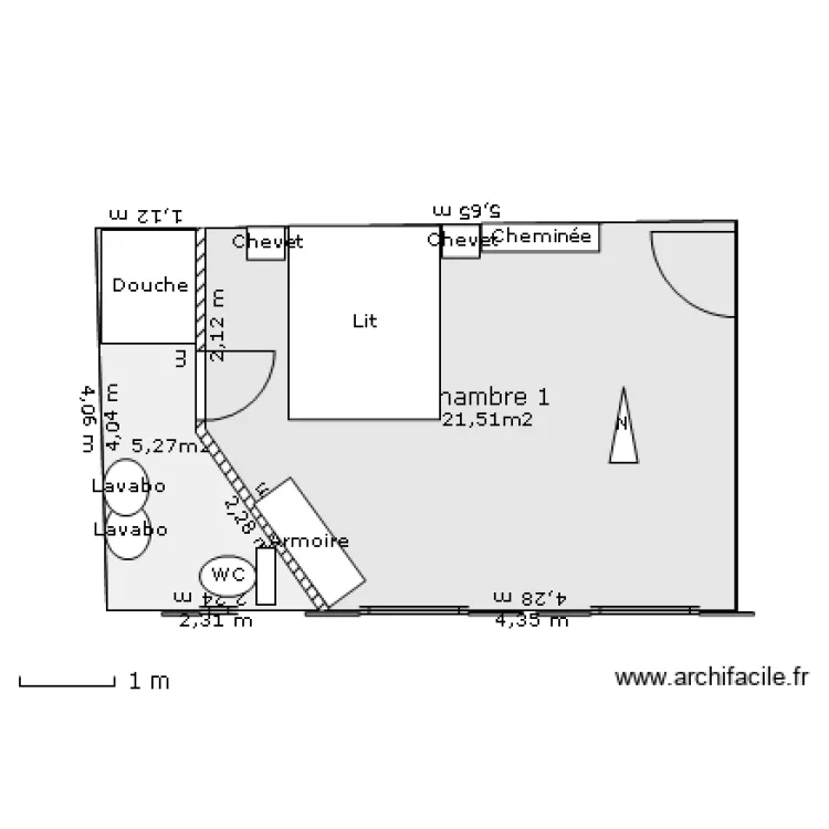 Chambre 1 a. Plan de Chambre 1 a. Plan de