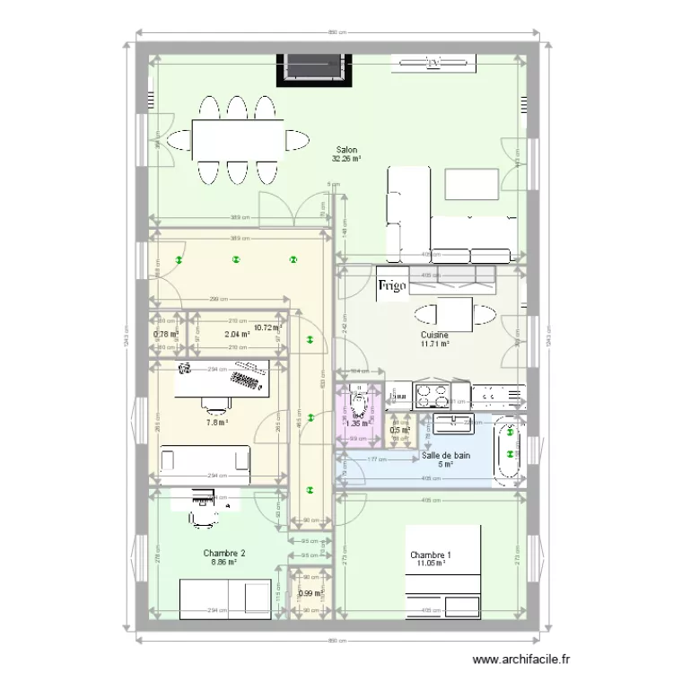 plan maison ternant. Plan de 