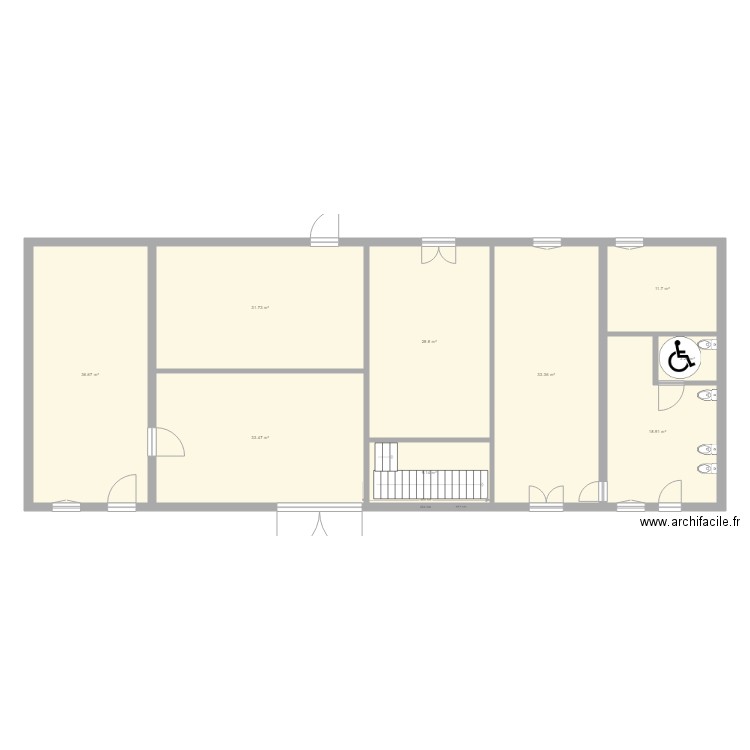 Plan local initial 3. Plan de 0 pièce et 0 m2