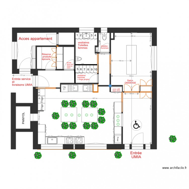 projet ecole UMIA 6. Plan de 0 pièce et 0 m2