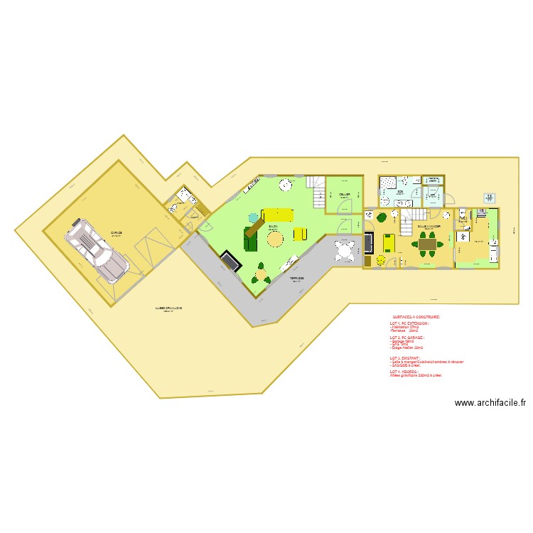 PLAN PC MODIFIE 3. Plan de 0 pièce et 0 m2