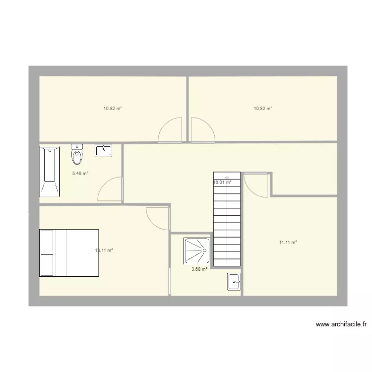 solohome &eacute;bauche 1. Plan de 