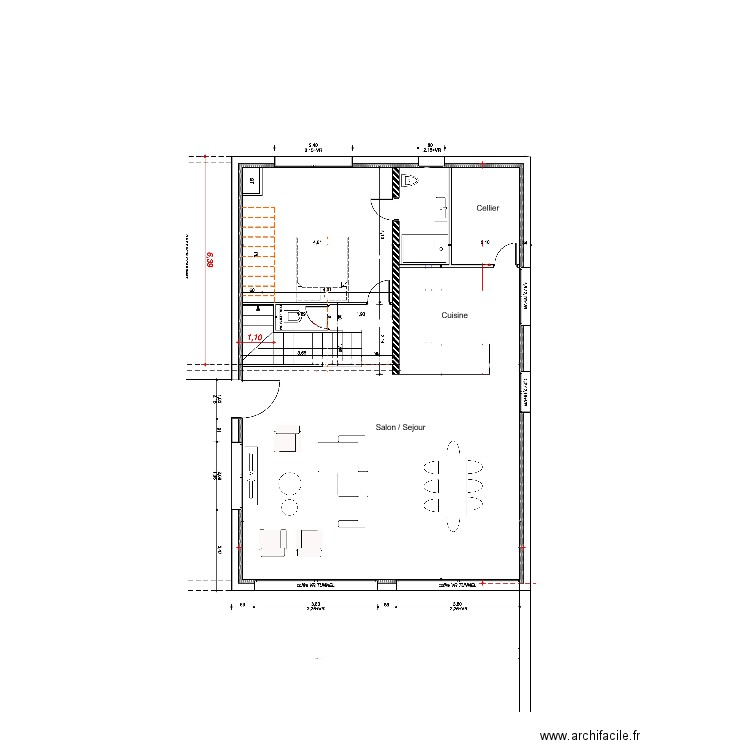 Celony V1 rdc. Plan de 0 pièce et 0 m2