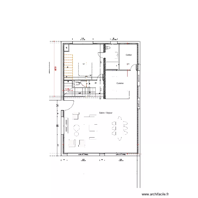 Celony V1 rdc. Plan de Celony V1 rdc. Plan de