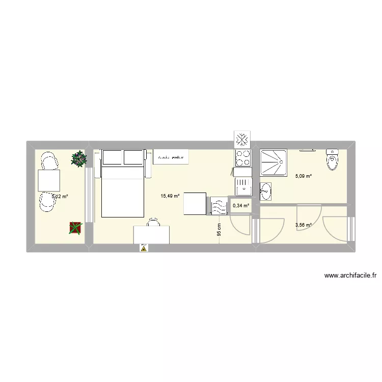 Studio arthur rimbaud. Plan de Studio arthur rimbaud. Plan de