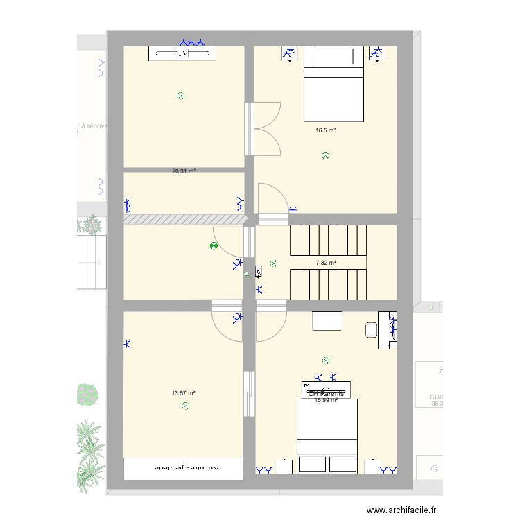 Rez Sols. Plan de 0 pièce et 0 m2