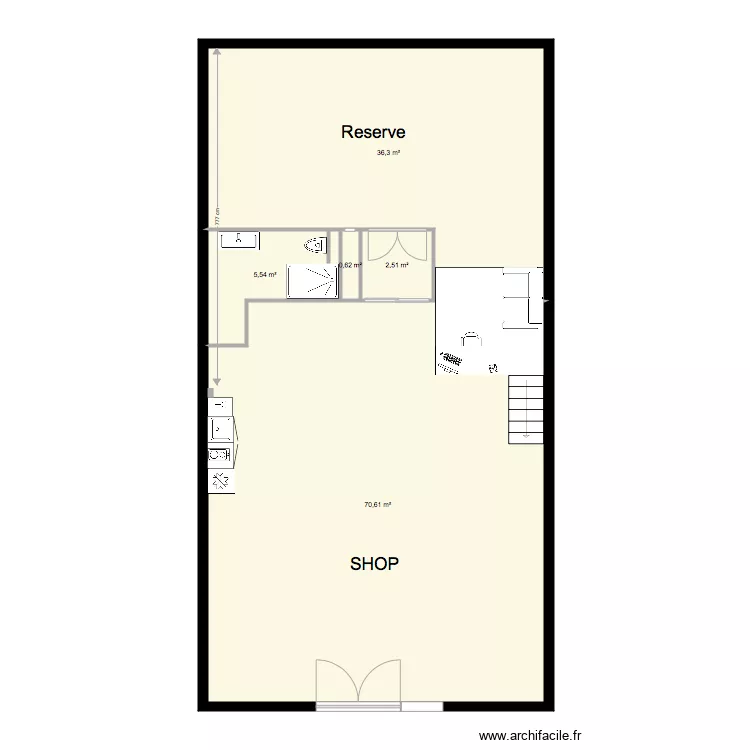 Magasin Cannes CG. Plan de Magasin Cannes CG. Plan de