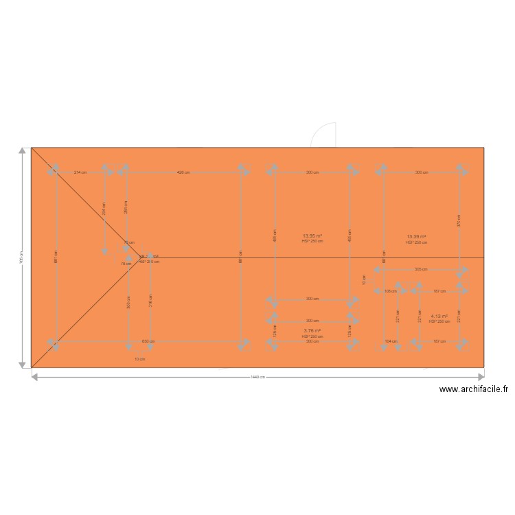 aoste. Plan de 0 pièce et 0 m2