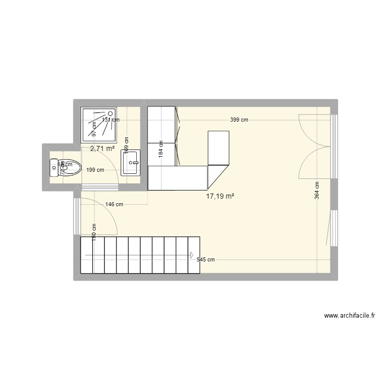 RAVINES - 2P6 DUPLEX. Plan de 0 pièce et 0 m2