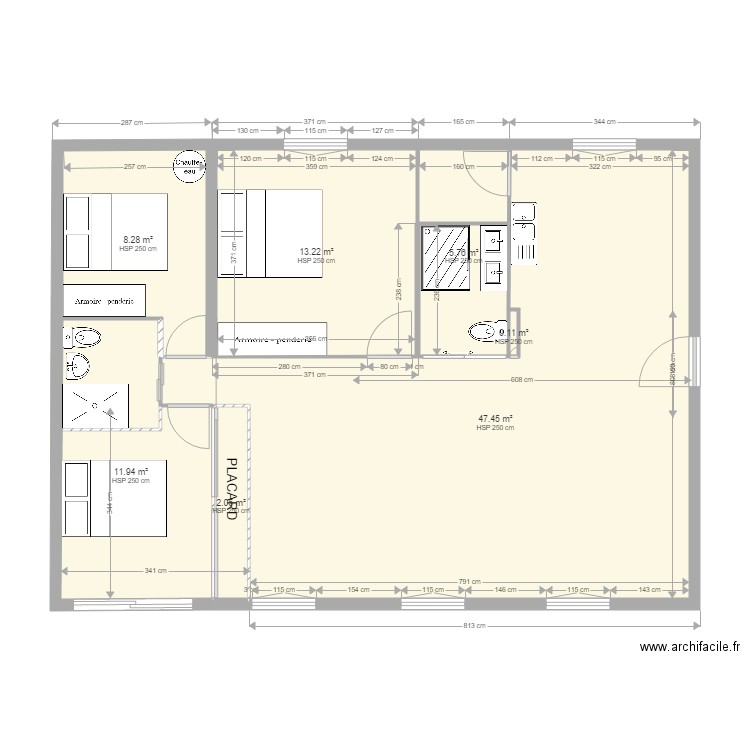 LA PLANCHE 3j. Plan de 0 pièce et 0 m2