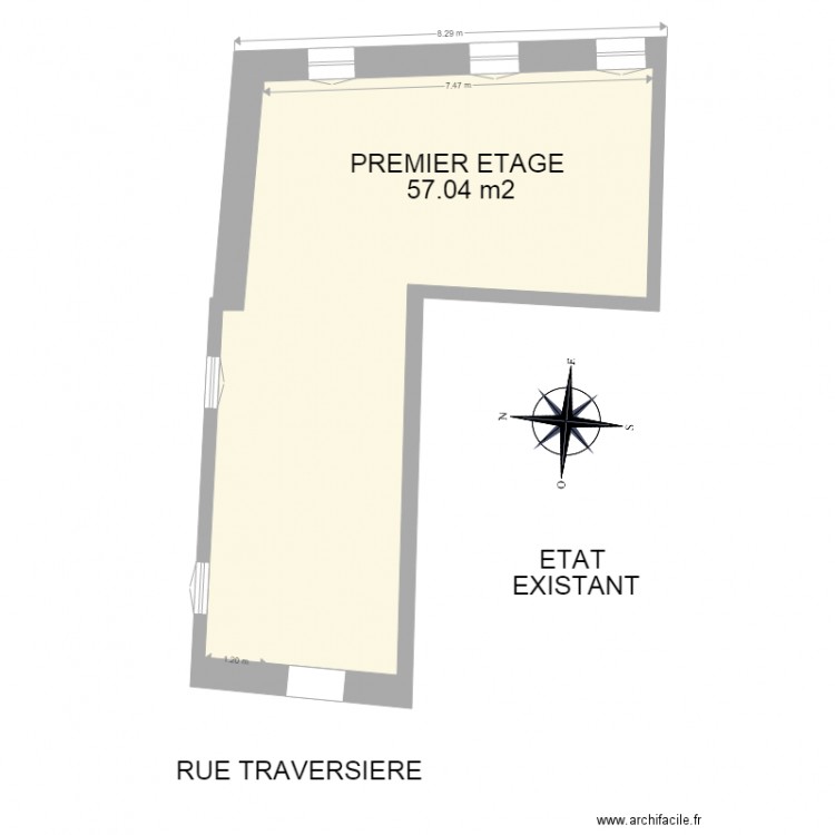 permis de construire EXISTANT. Plan de 0 pièce et 0 m2