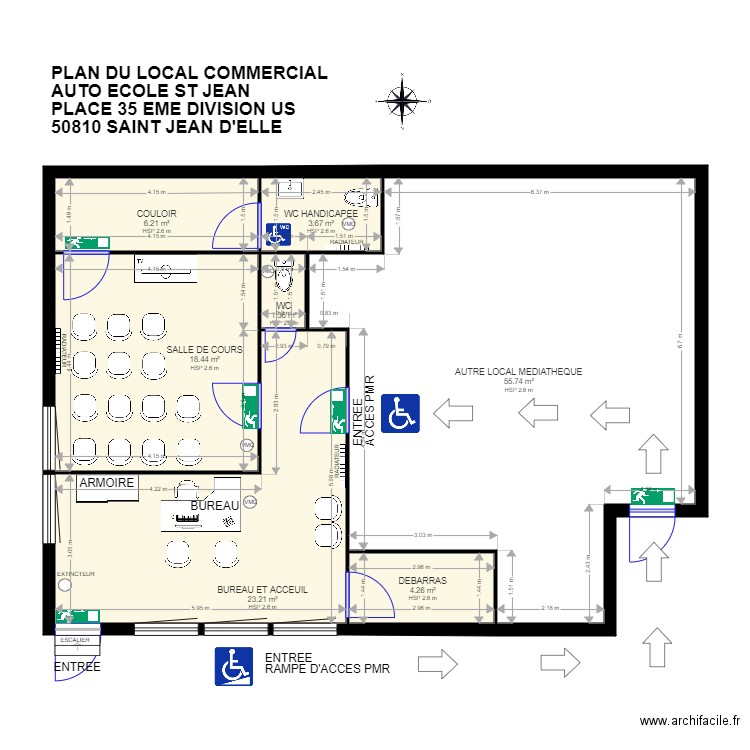 st jean. Plan de 0 pièce et 0 m2