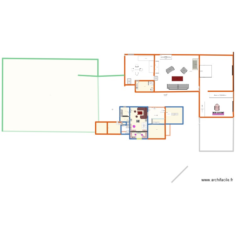 nounou 5 81. Plan de 25 pièces et 1719 m2