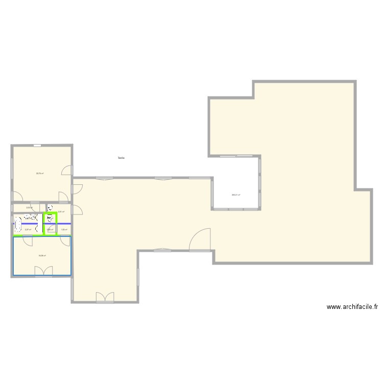 Cuisine Bureau EXISTANT OK. Plan de 0 pièce et 0 m2