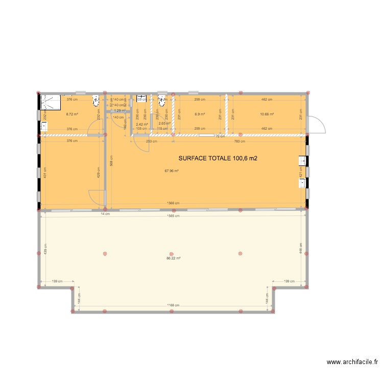 Bungalow 201206  SOL. Plan de 0 pièce et 0 m2