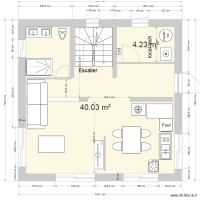 plan carré etage