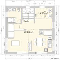 plan carré etage