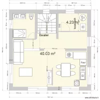 plan carr&eacute; etage