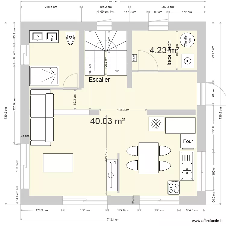 plan carré etage. Plan de plan carré etage. Plan de