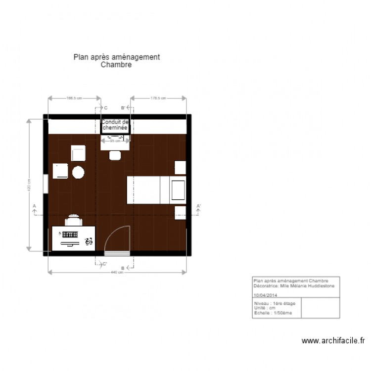 chambre faustine 2. Plan de 0 pièce et 0 m2