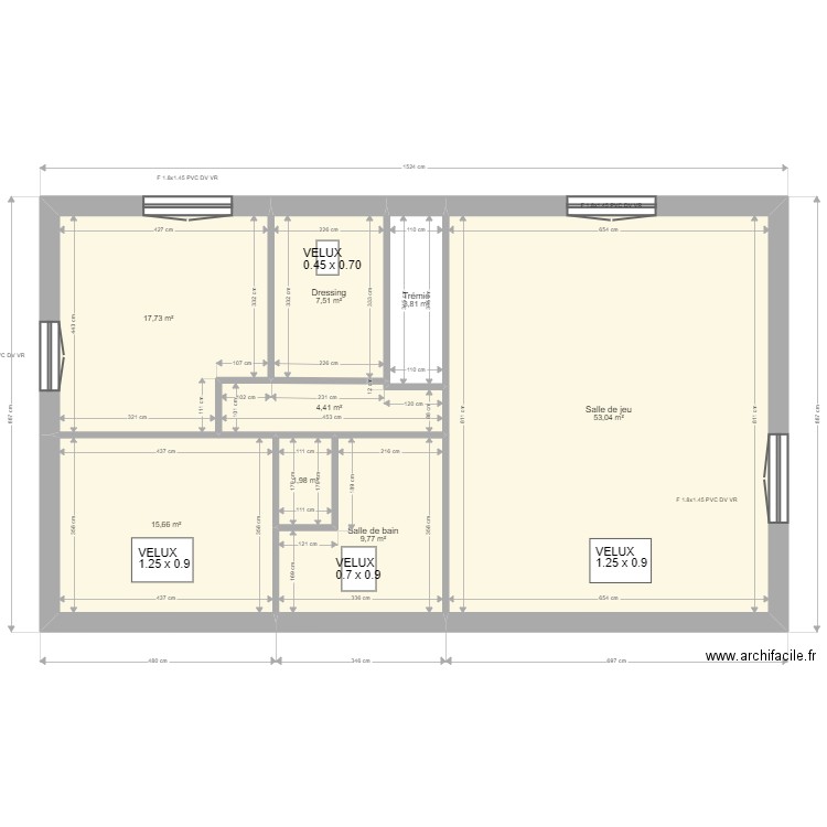 DUMAS-2. Plan de 8 pièces et 114 m2